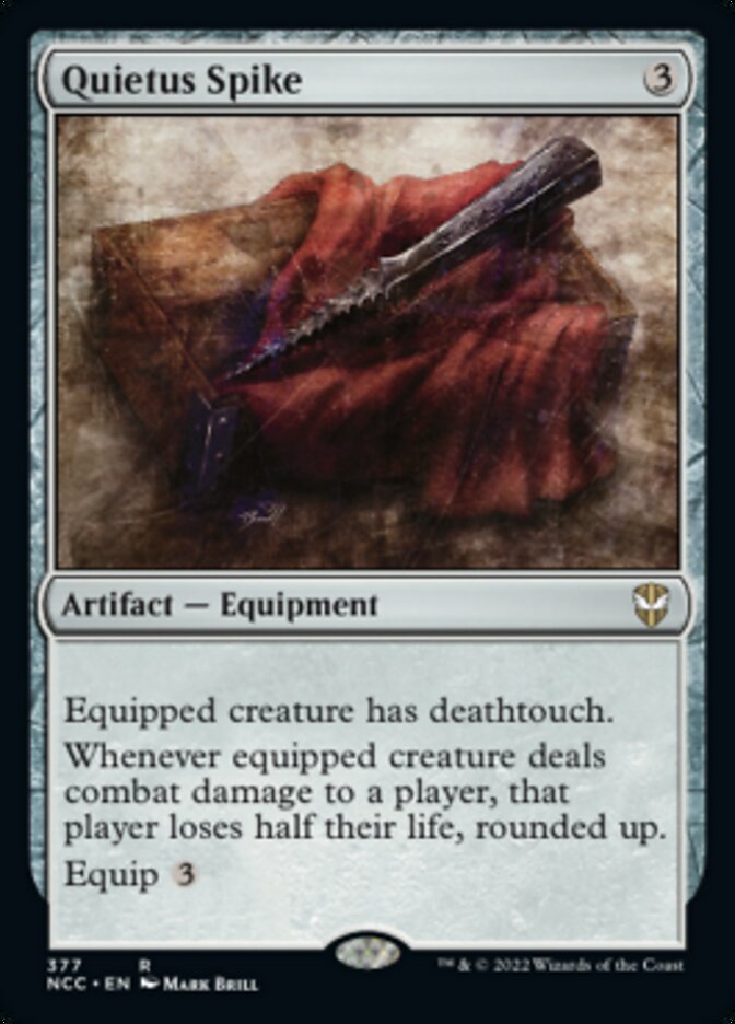 Quietus Spike Streets of New Capenna Commander、mySite、waistdrama