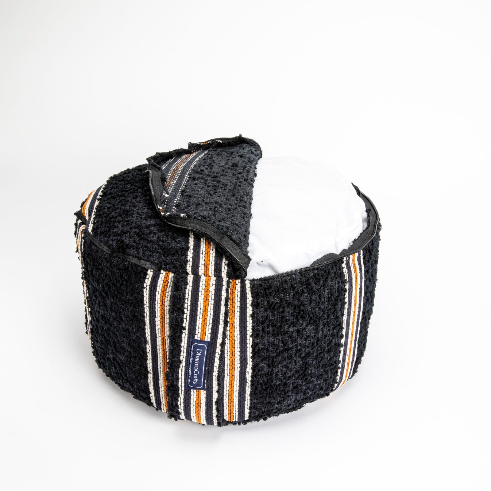 Theodore Stripe Buckwheat Hull Zafu、mySite、topwebapps