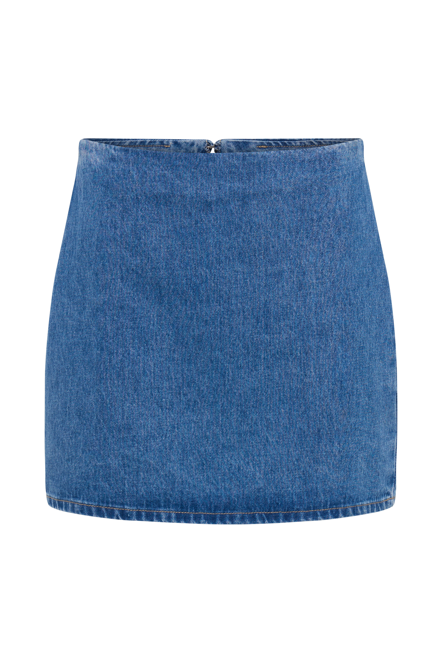Ellie Denim Mini Skirt - 70's Blue、mySite、solidvoid