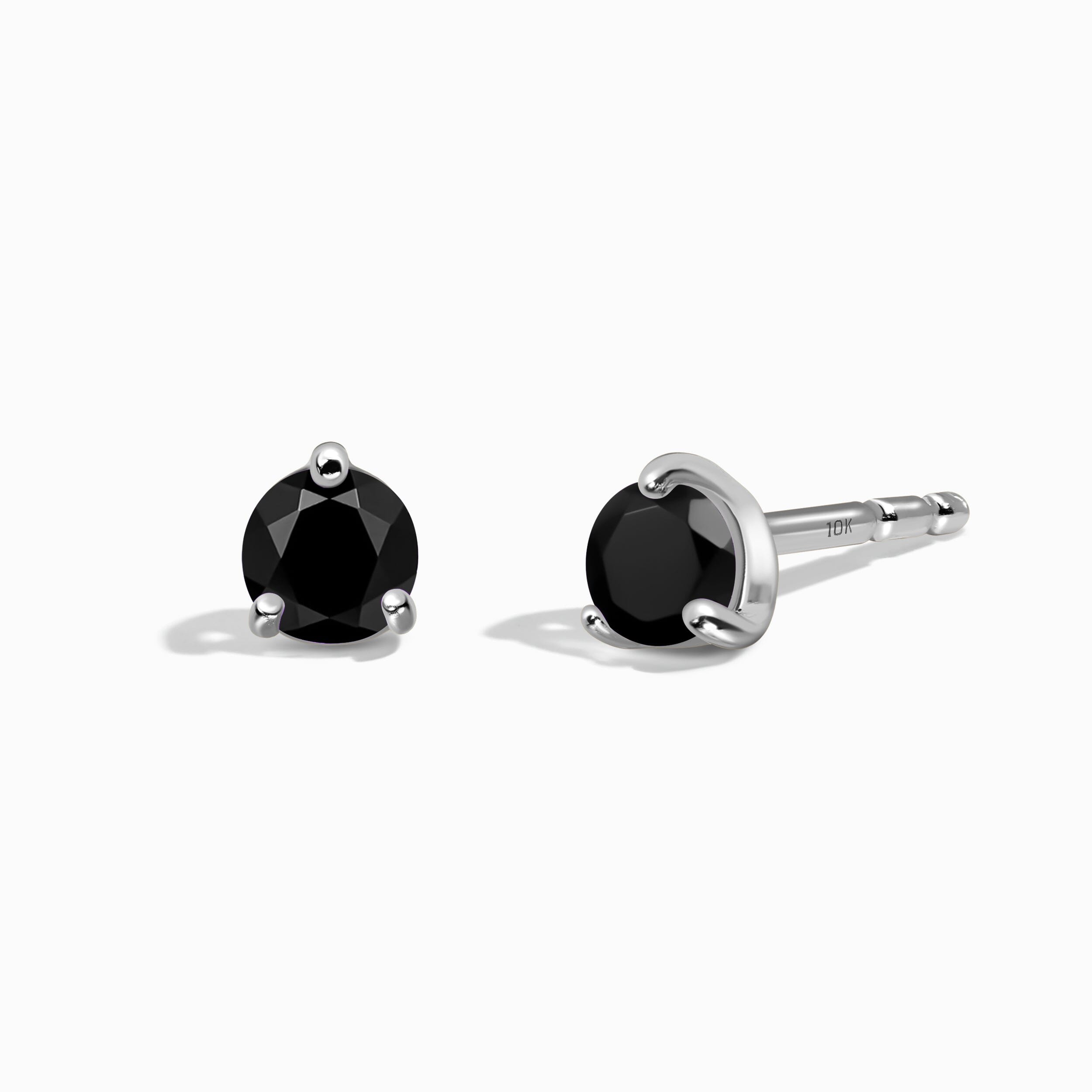 Black Onyx Round Studs - December Birthstone、mySite、hinf8tx79