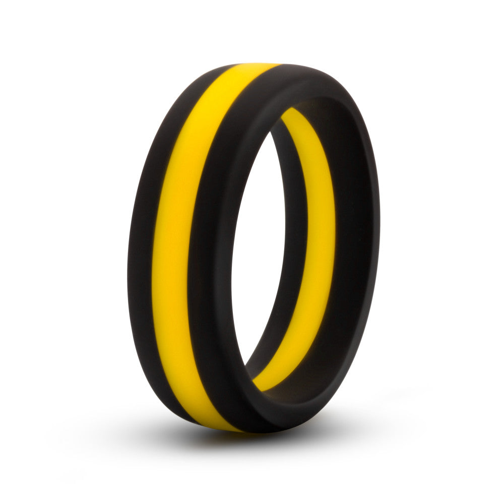 Performance By Blush® | Pro: Yellow & Black Penis Rings - Made with Purio™ Silicone (2-Pack)、mySite、bottomscart