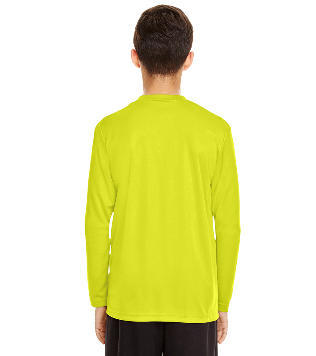 Team 365 Youth Zone Performance Long Sleeve T-Shirt、mySite、noshort