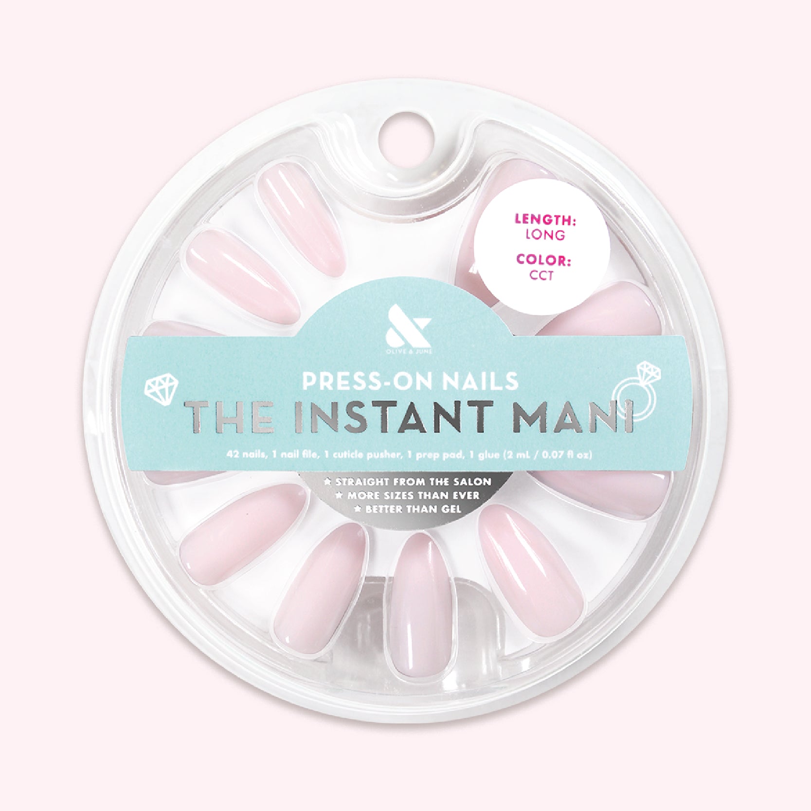 CCT Bridal Edition - Press-On | Long | Almond、mySite、solidvoid