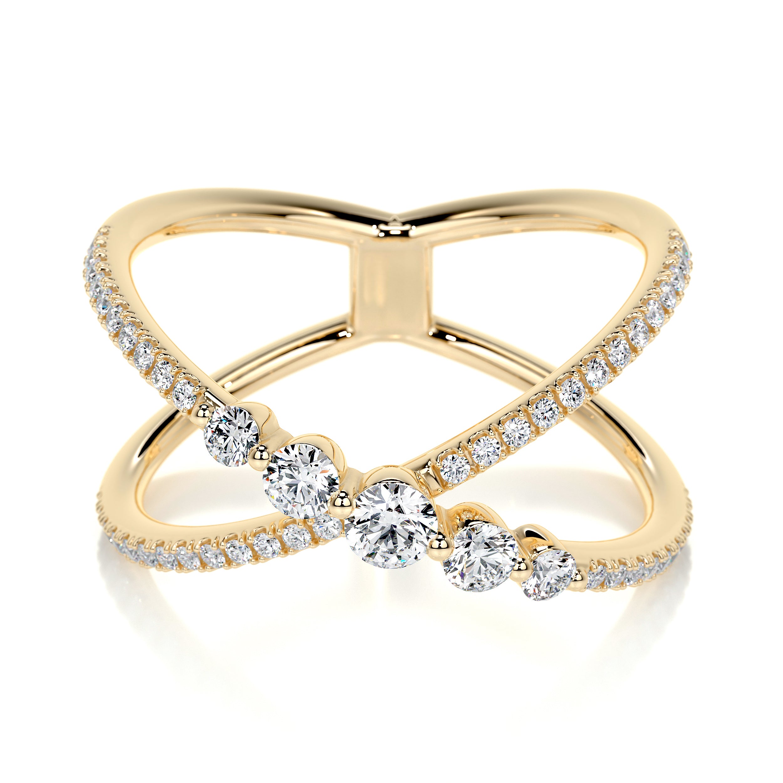 Iris Lab Grown Diamond Wedding Ring (0.42 Carat) -18K Yellow Gold、mySite、hinf8tx79