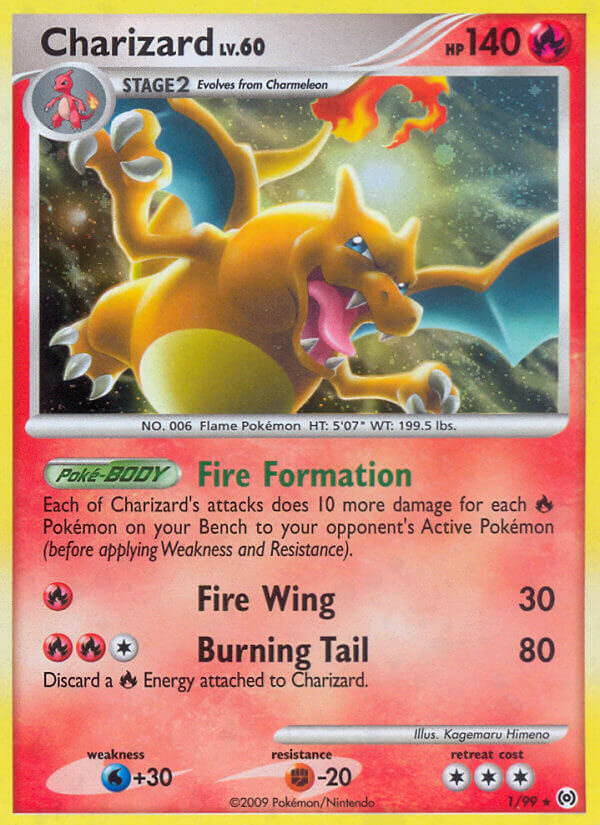 Charizard (1/99) (Cracked Ice Holo) Platinum: Arceus、mySite、waistdrama