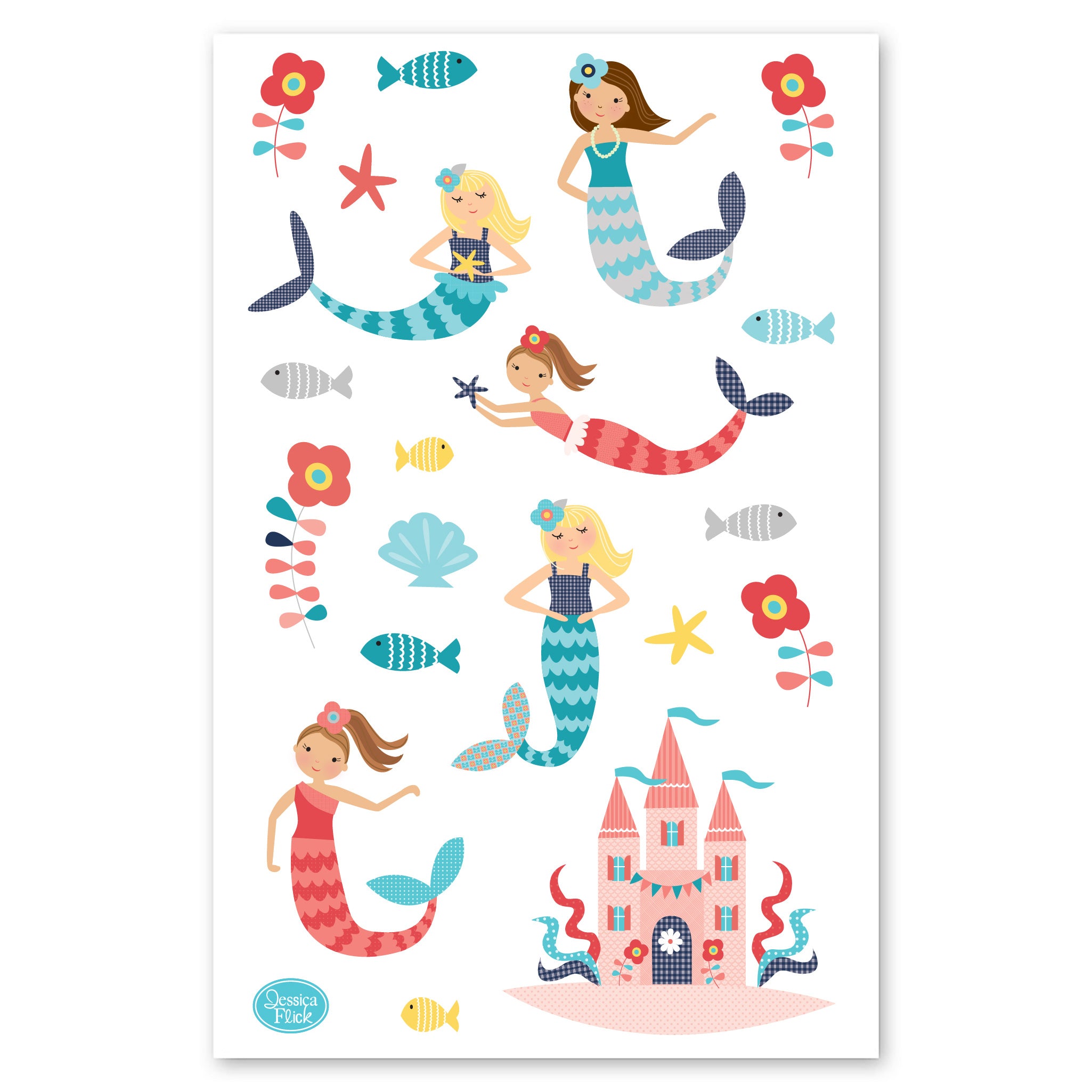  Merry Mermaids Stickers、mySite、ghnorth