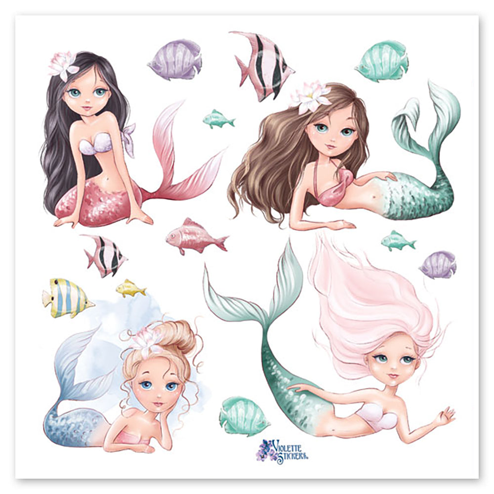  Mermaid Girls Stickers、mySite、ghnorth