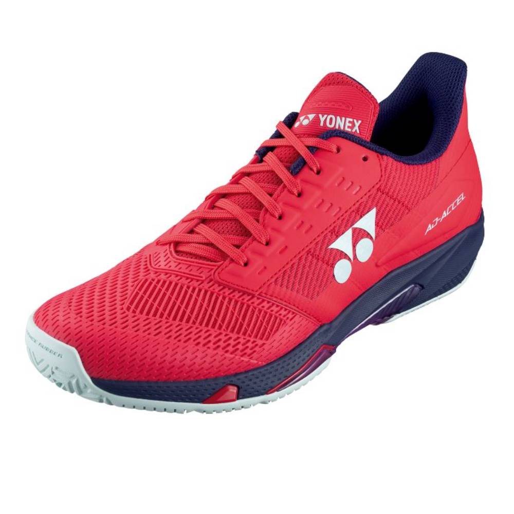 Yonex Power Cushion AD Accel Women's Tennis Shoe (Sunset Red)
