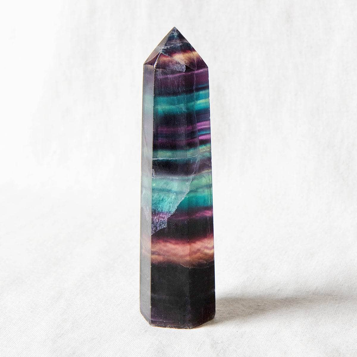 Rainbow Fluorite Tower - AAA Premium Quality、mySite、hinf8tx79