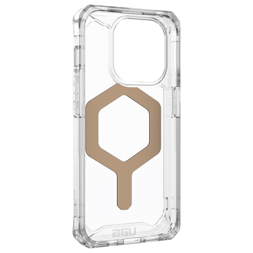 UAG iPhone 15 Pro Case Plyo Magsafe (Ice/Gold)、mySite、camillekostekn