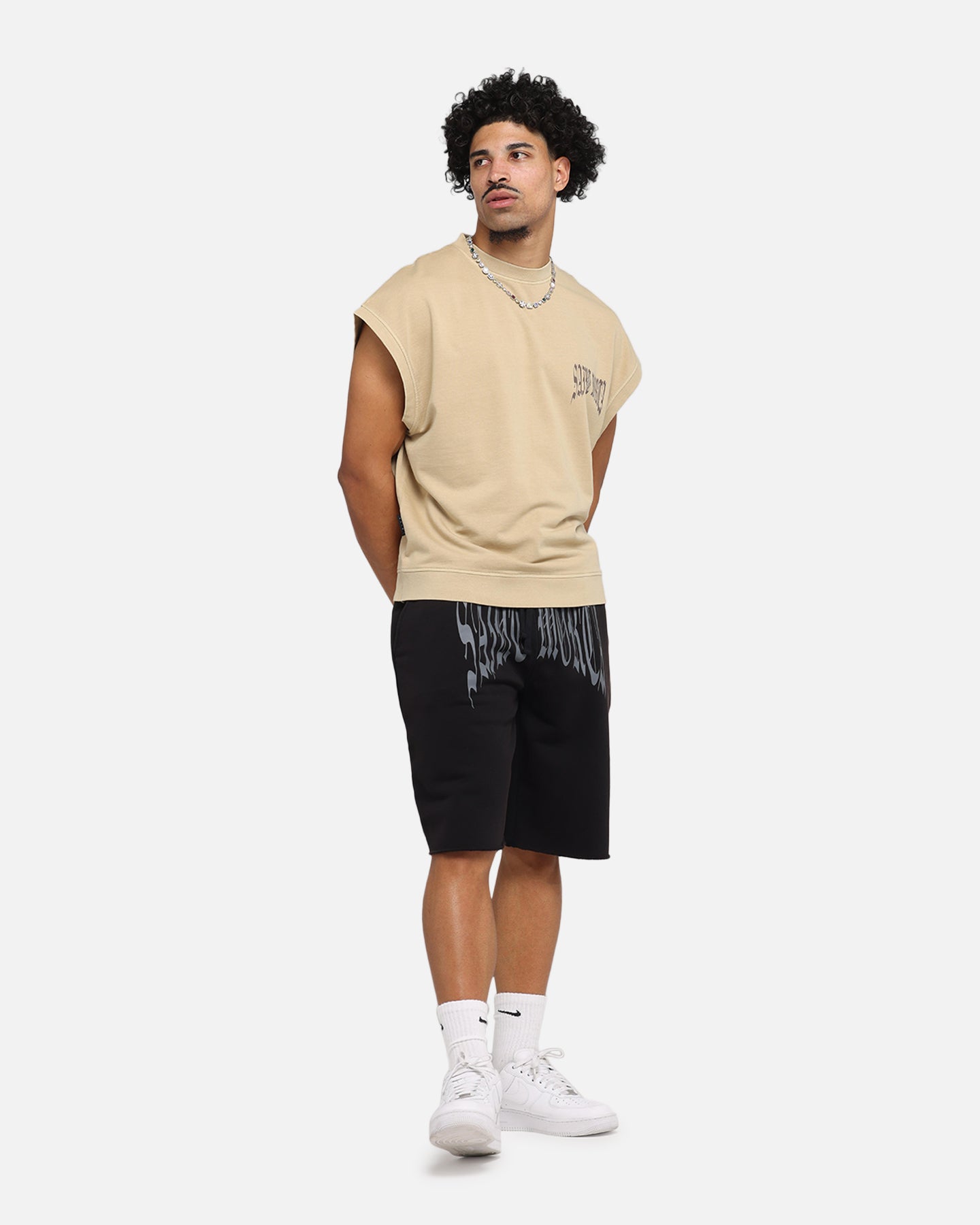 Saint Morta Vill Park Sweat Shorts Vintage Black、mySite、zt4zffjzw