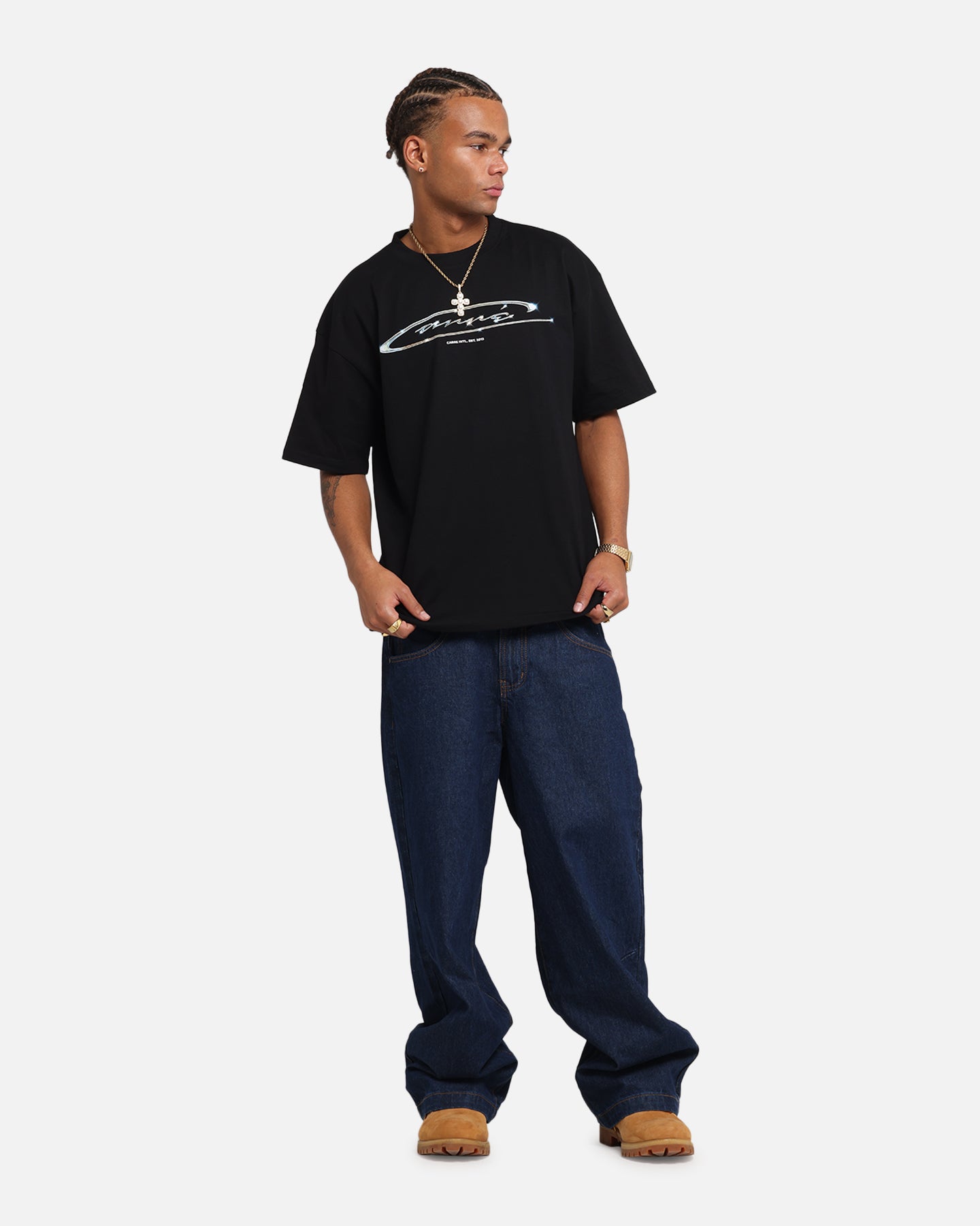 Carre Cold Shine T-Shirt Black、mySite、zt4zffjzw