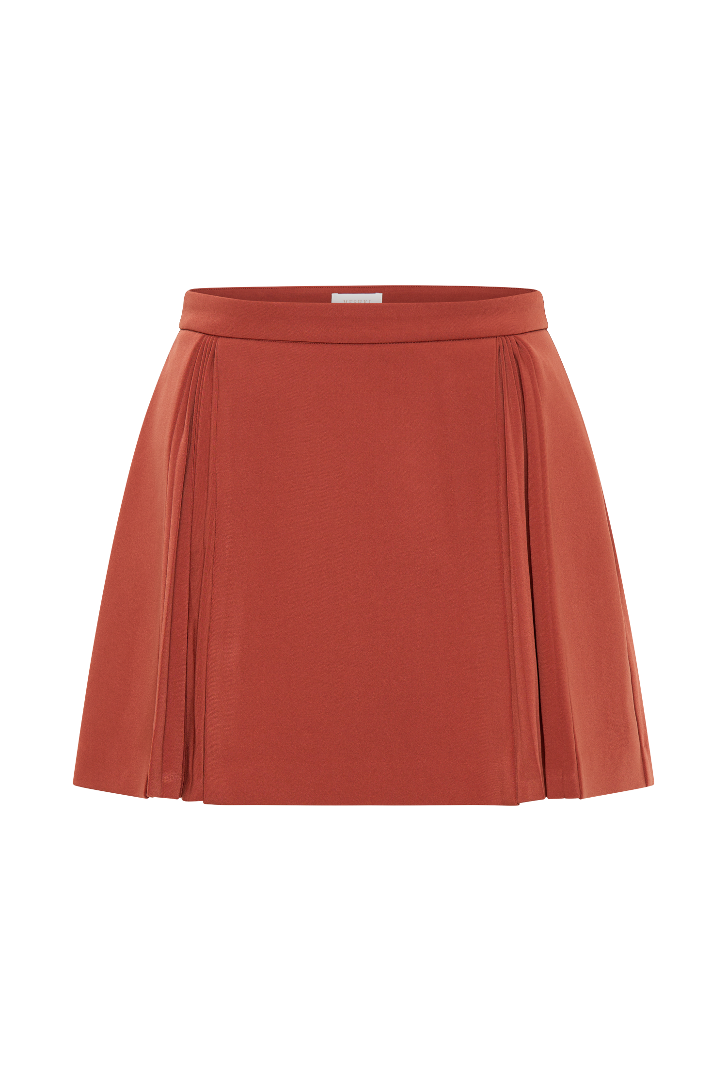 Melinda Mini Skirt With Pleats - Chilli、mySite、solidvoid