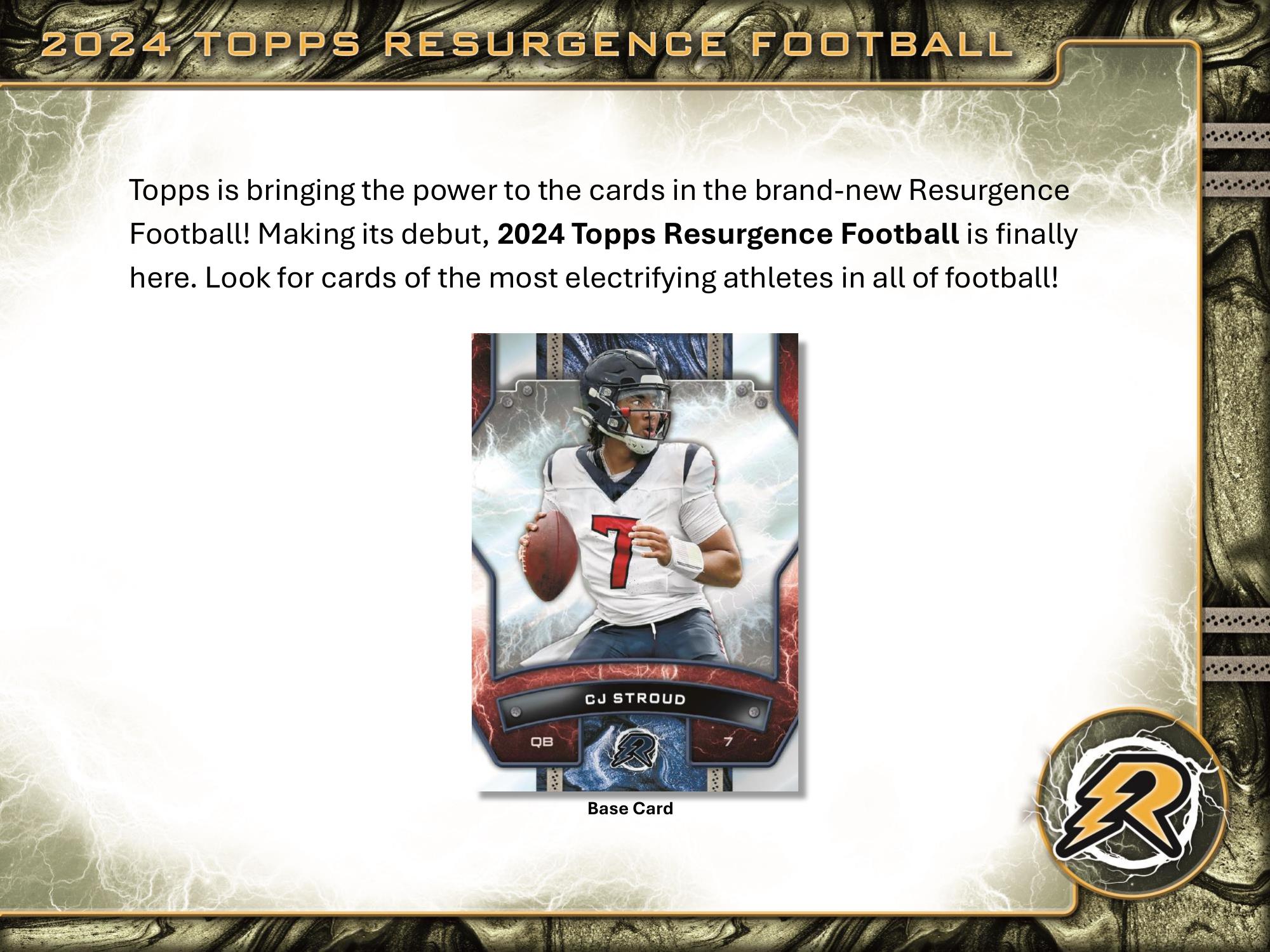 Topps Resurgence Football 2024 - Mega Box、mySite、waistdrama