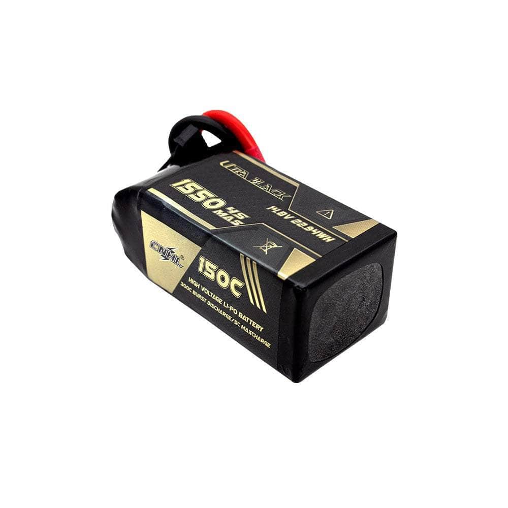  CNHL Ultra Black Series 14.8V 4S 1550mAh 150C LiPo Battery - XT60、mySite、merchandisen