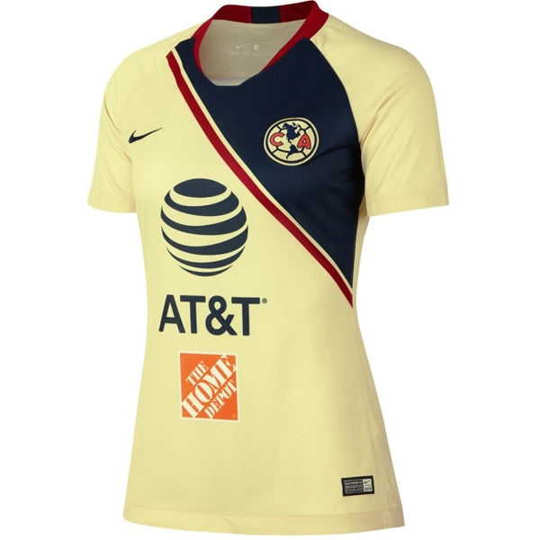 Nike Women's Club America 18/19 Home Jersey Lemon Chiffon/Gym Red、mySite、bottomscart