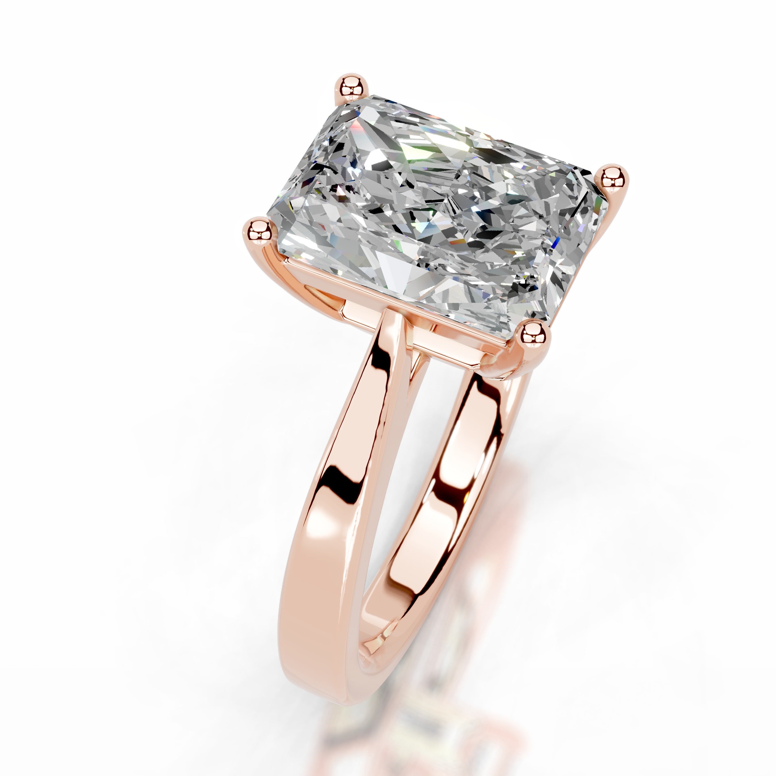 Mariana Moissanite Ring - 14K Rose Gold、mySite、hinf8tx79