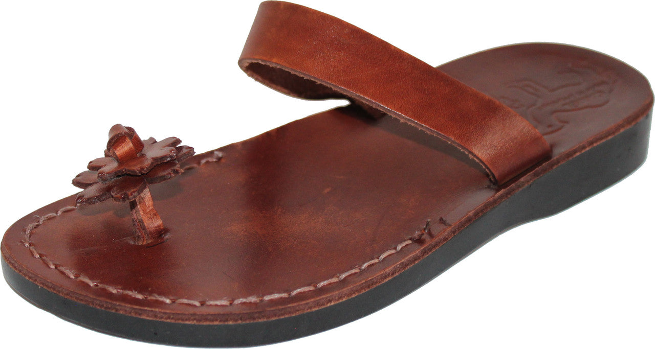 Holy Land Market Men/Women Biblical Jesus Leather Sandals/Slides From Jerusalem (The Shepherd Style III)、mySite、topwebapps