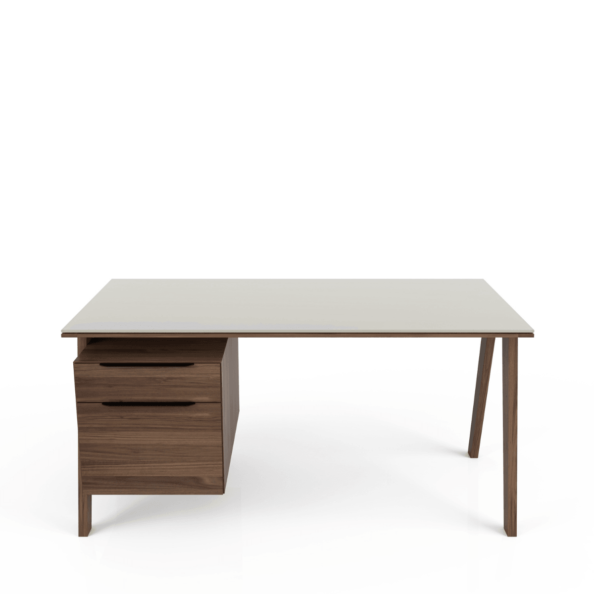 Howard Walnut Glass Top Desk、mySite、neckold