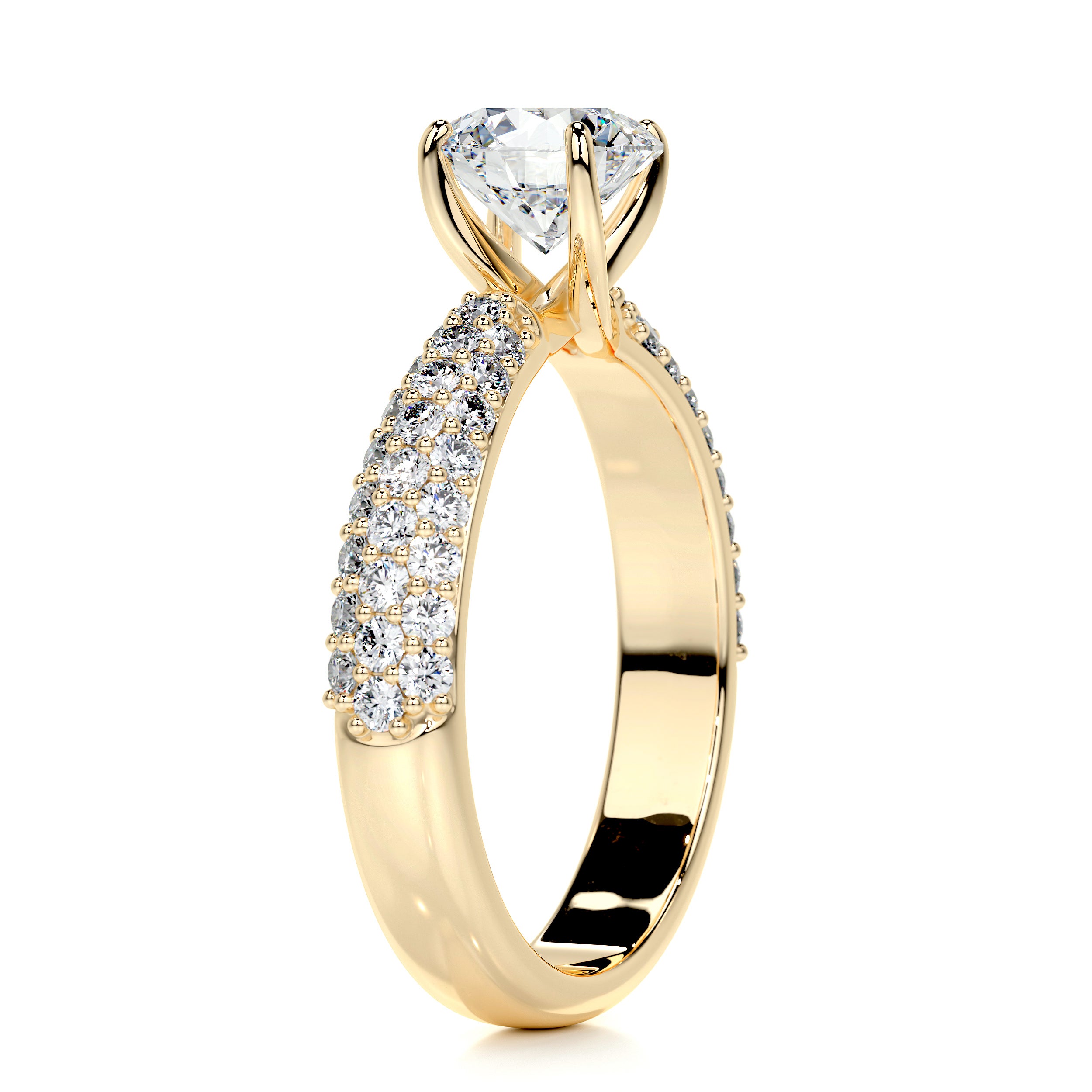 Alora Diamond Engagement Ring -18K Yellow Gold、mySite、hinf8tx79