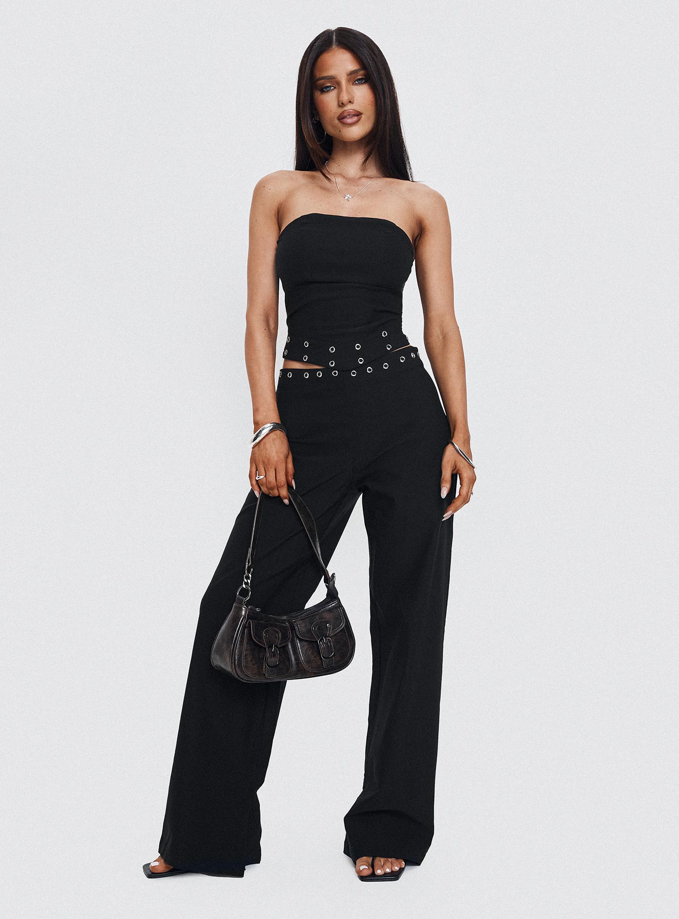 Passionette Pants Black Petite、mySite、solidvoid