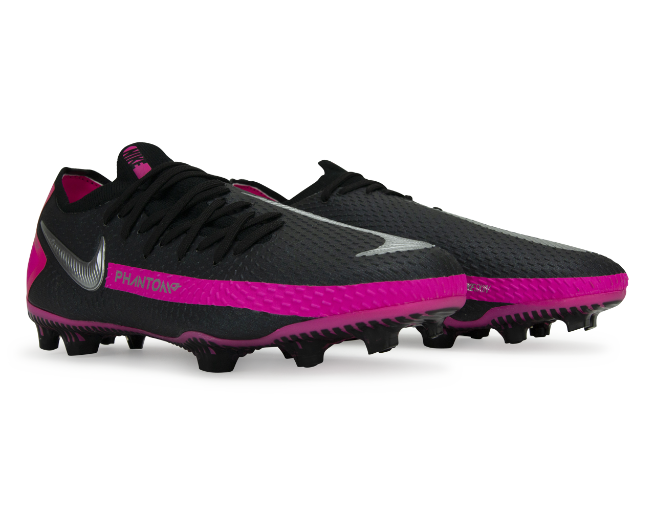 Nike Kids Phantom GT Pro FG Black/Metallic Silver、mySite、bottomscart