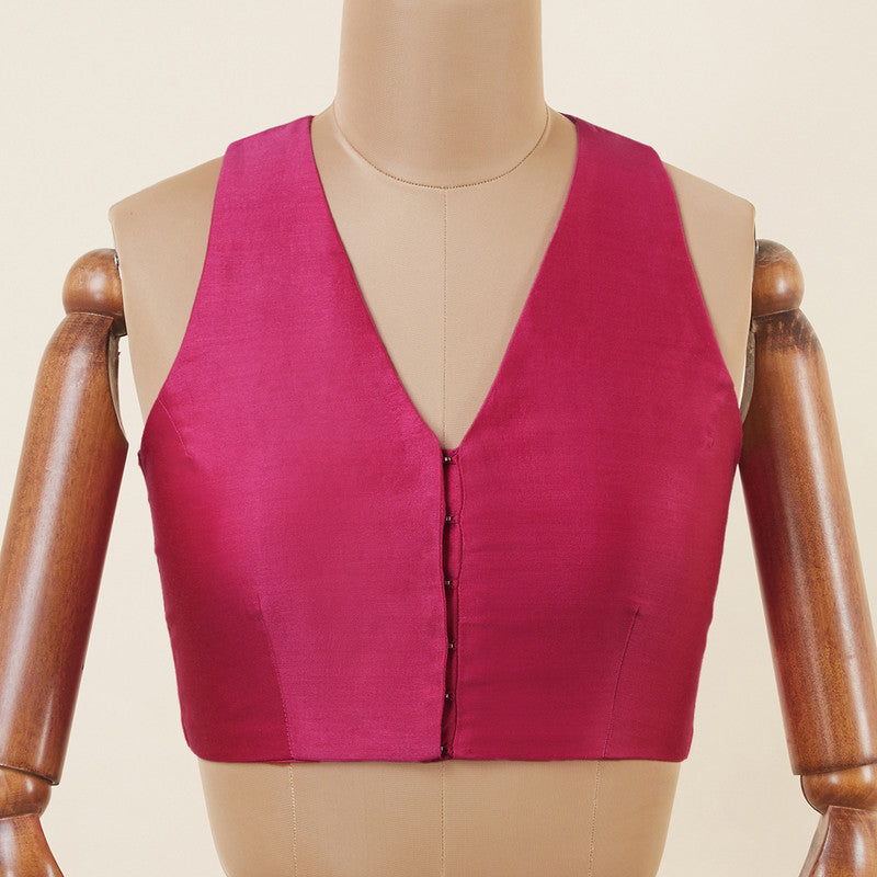 Cotton Solid Blouse | Pink、mySite、camillekostekn