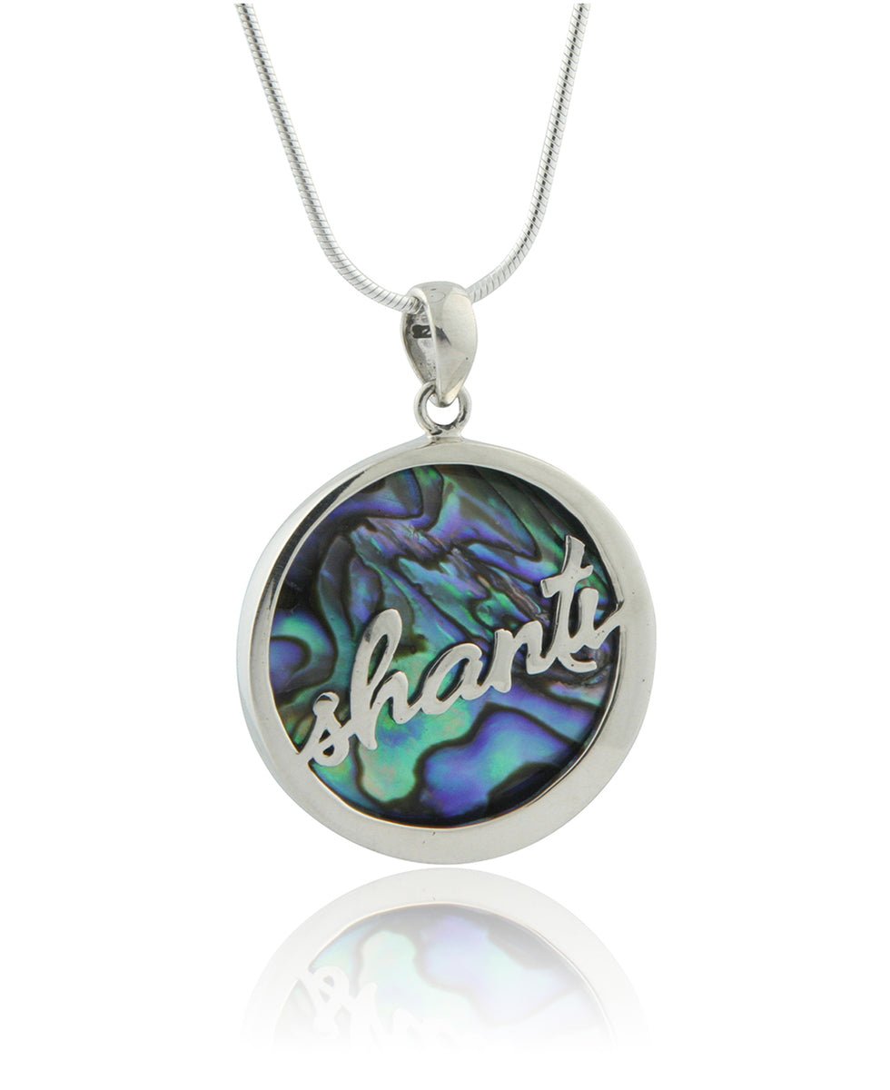 Shanti Pendant, Abalone Shell and Sterling、mySite、topwebapps