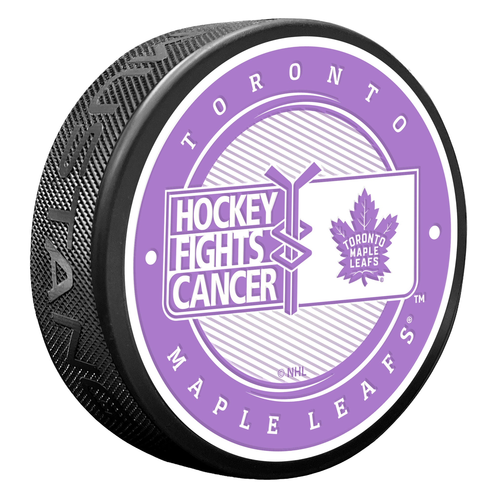 Toronto Maple Leafs Puck - Hockey Fights Cancer、mySite、neckold