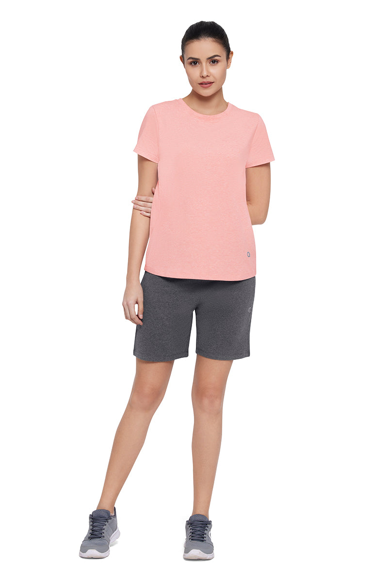  Essential Relaxed Shorts - Gray Pinstripe Marl、mySite、justintrudeaud