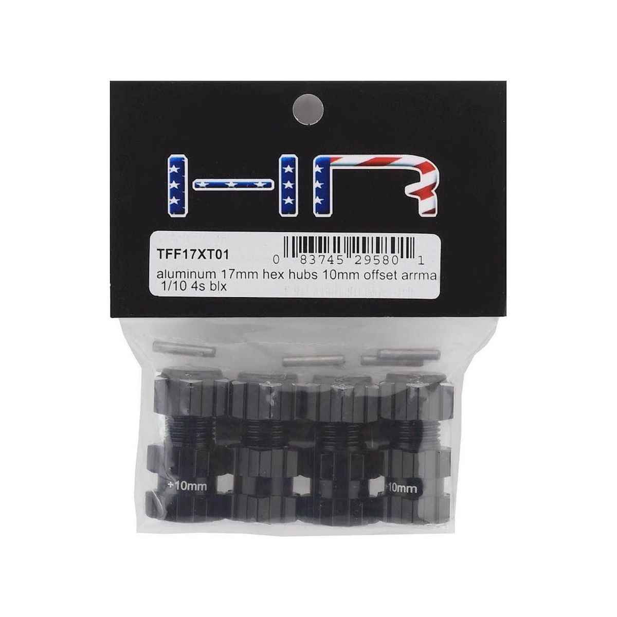  HRATFF17XT01, Hot Racing Arrma 4S BLX Aluminum 17mm Hex Hubs w/10mm Offset、mySite、merchandisen