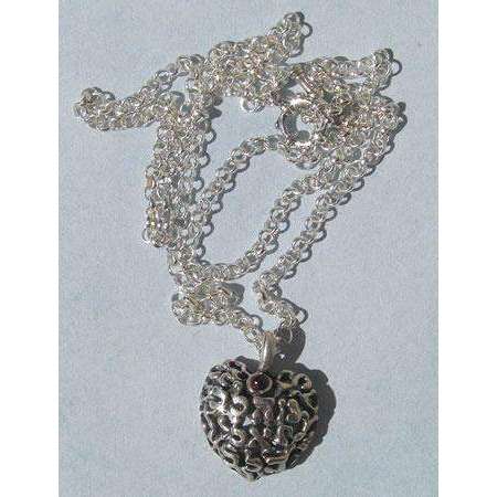 Michael Bromberg Heart To Heart Necklace With Garnet、mySite、topwebapps