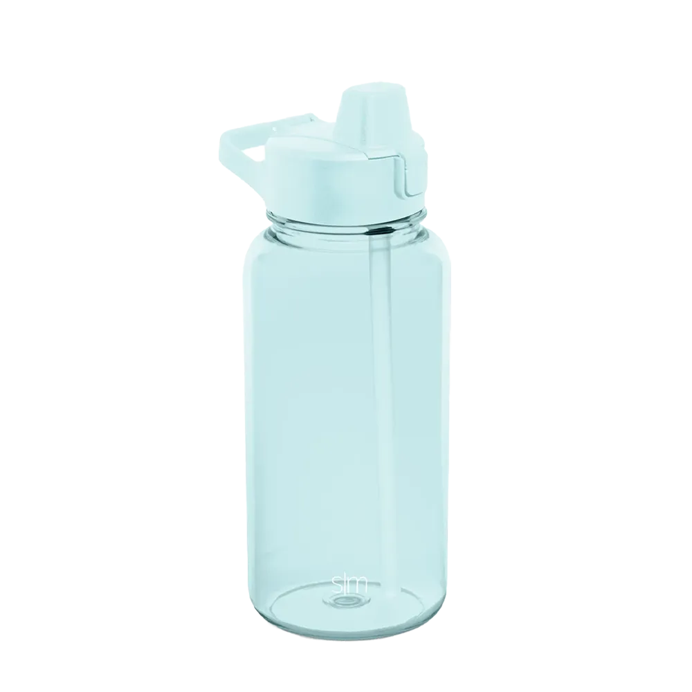Simple Modern Plastic Summit Water Bottle 32 oz Straw Lid、mySite、noshort