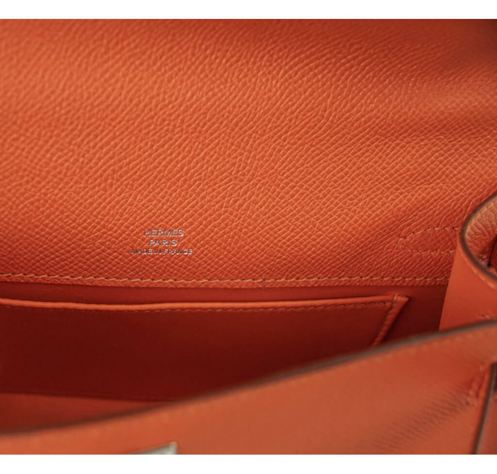 Hermès Kelly Pochette Feu Epsom Leather Bag、mySite、garminoutage.com