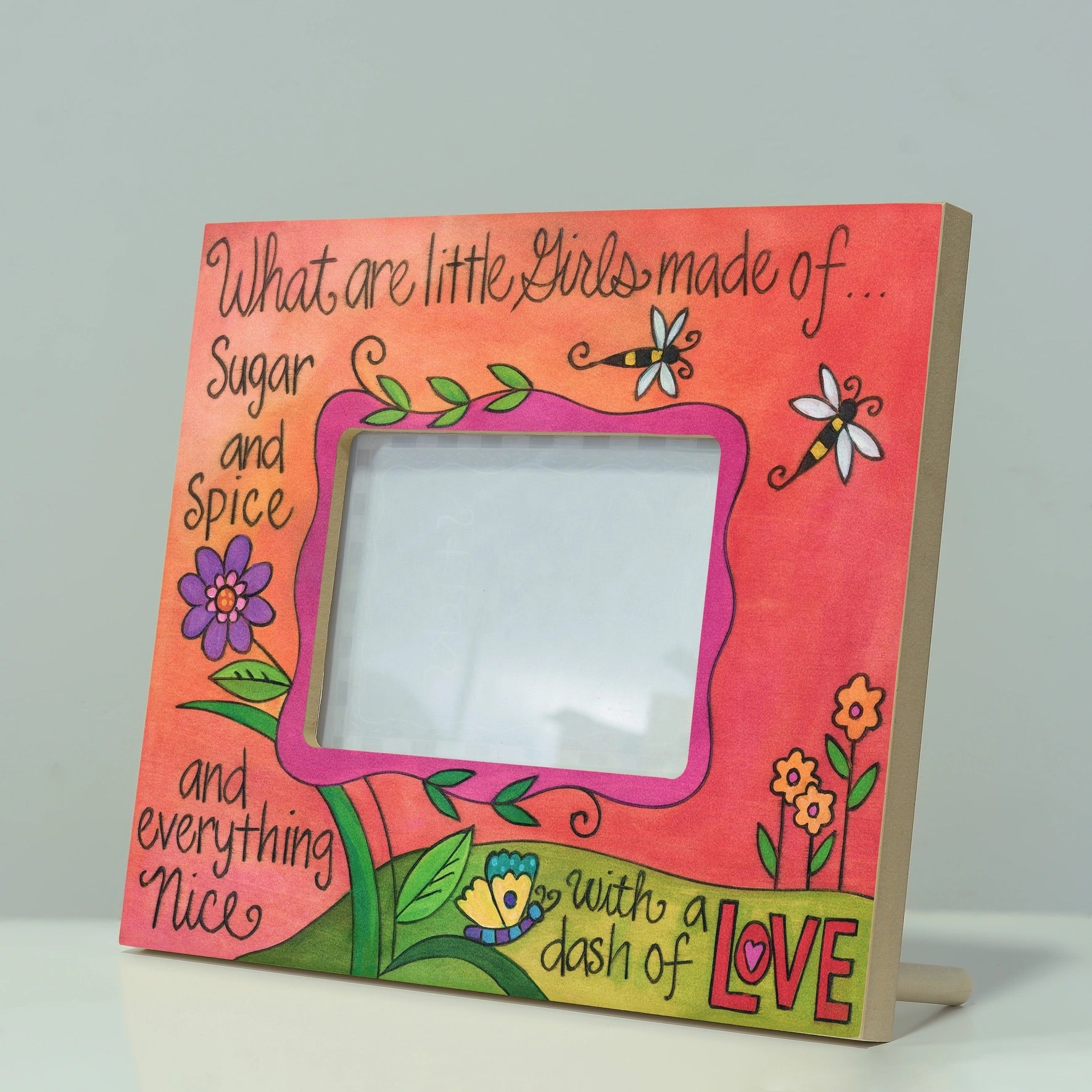 Girly Girl 5x7 Frame、mySite、g9winljtr