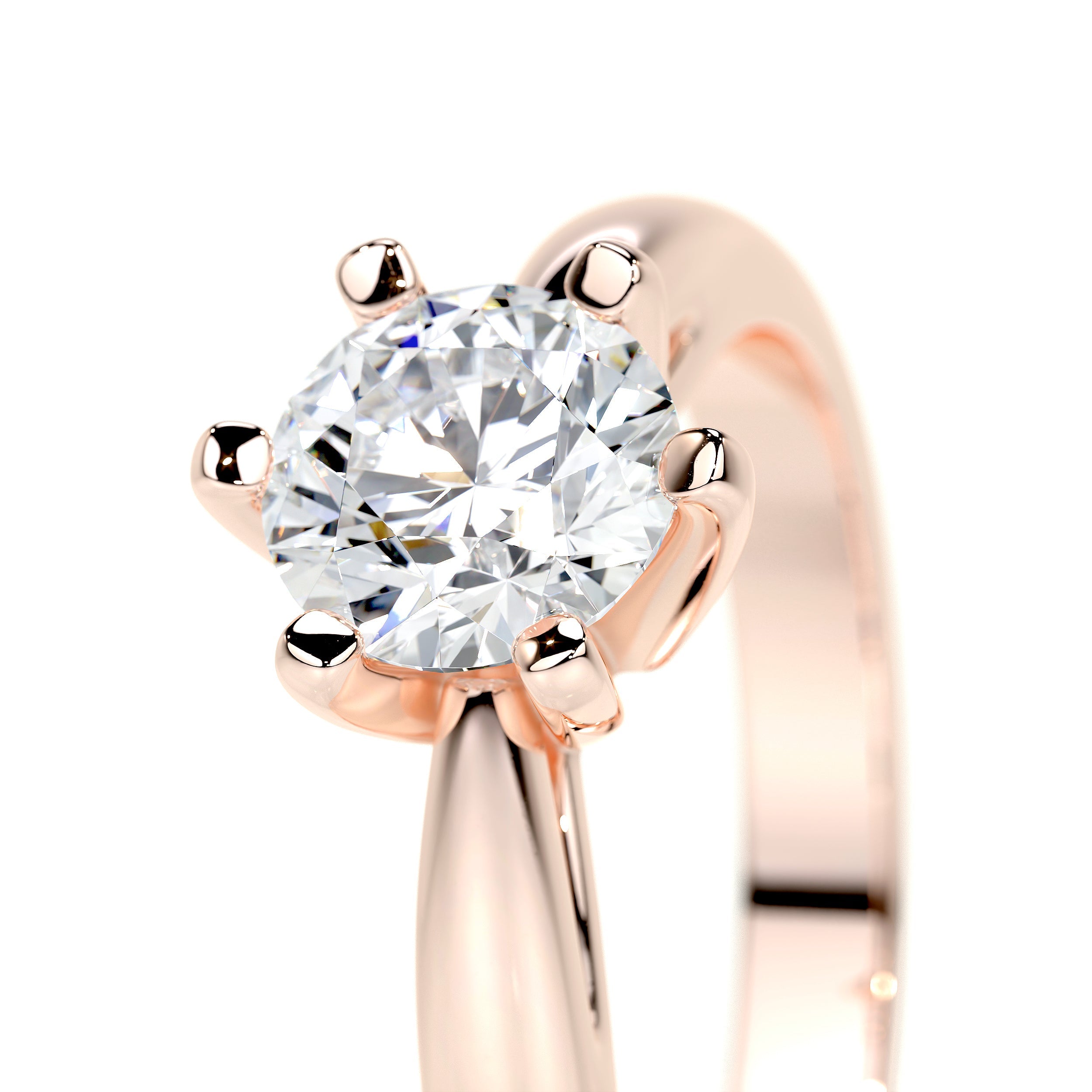 Diana Lab Grown Diamond Ring -14K Rose Gold、mySite、hinf8tx79