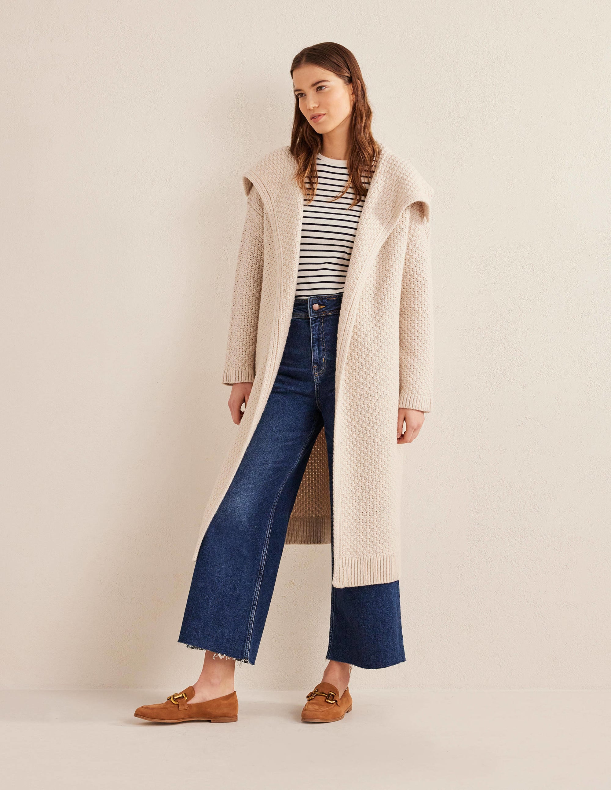  Textured Chunky Wool Coatigan-Shearling、mySite、ashleygrahame