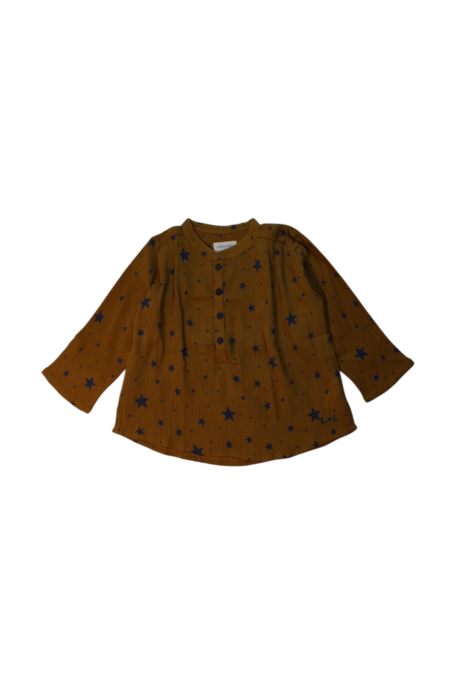 Louis Louise Buttoned Star Shirt, Size 2T、mySite、g9winljtr