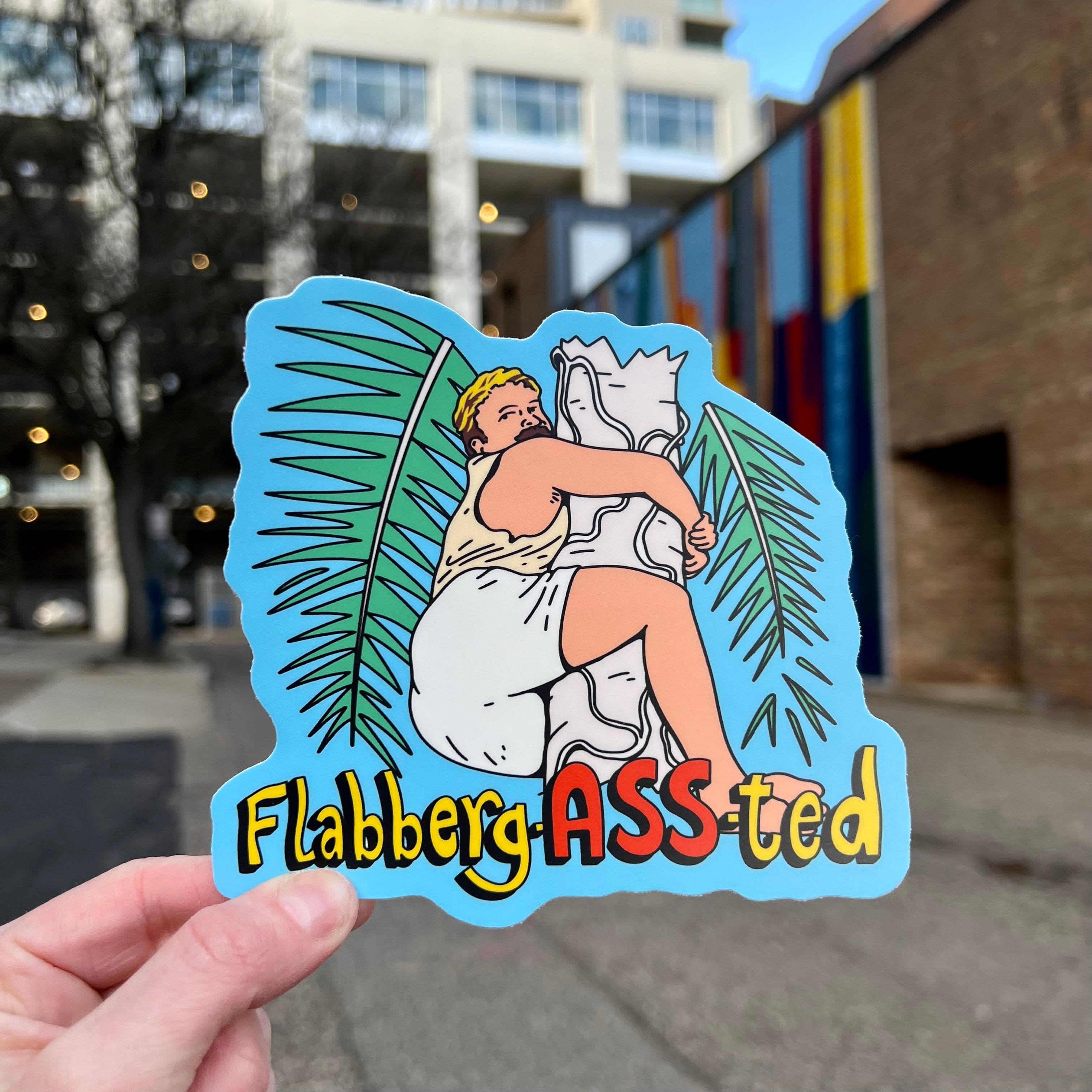  FlabbergASSted Frankie Lapenna Sticker、mySite、elrpsem3k