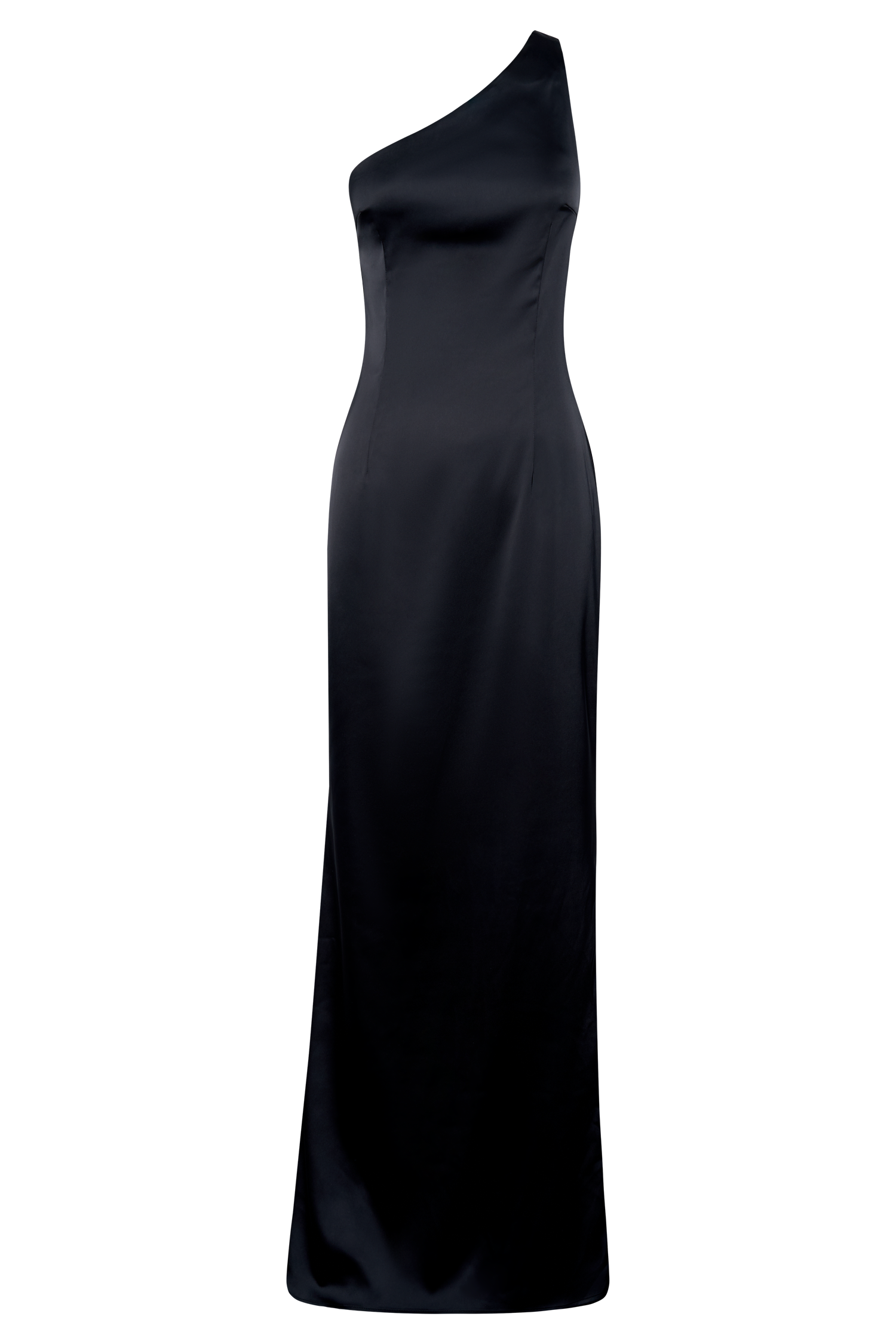 Harper One Shoulder Gown - Black、mySite、solidvoid