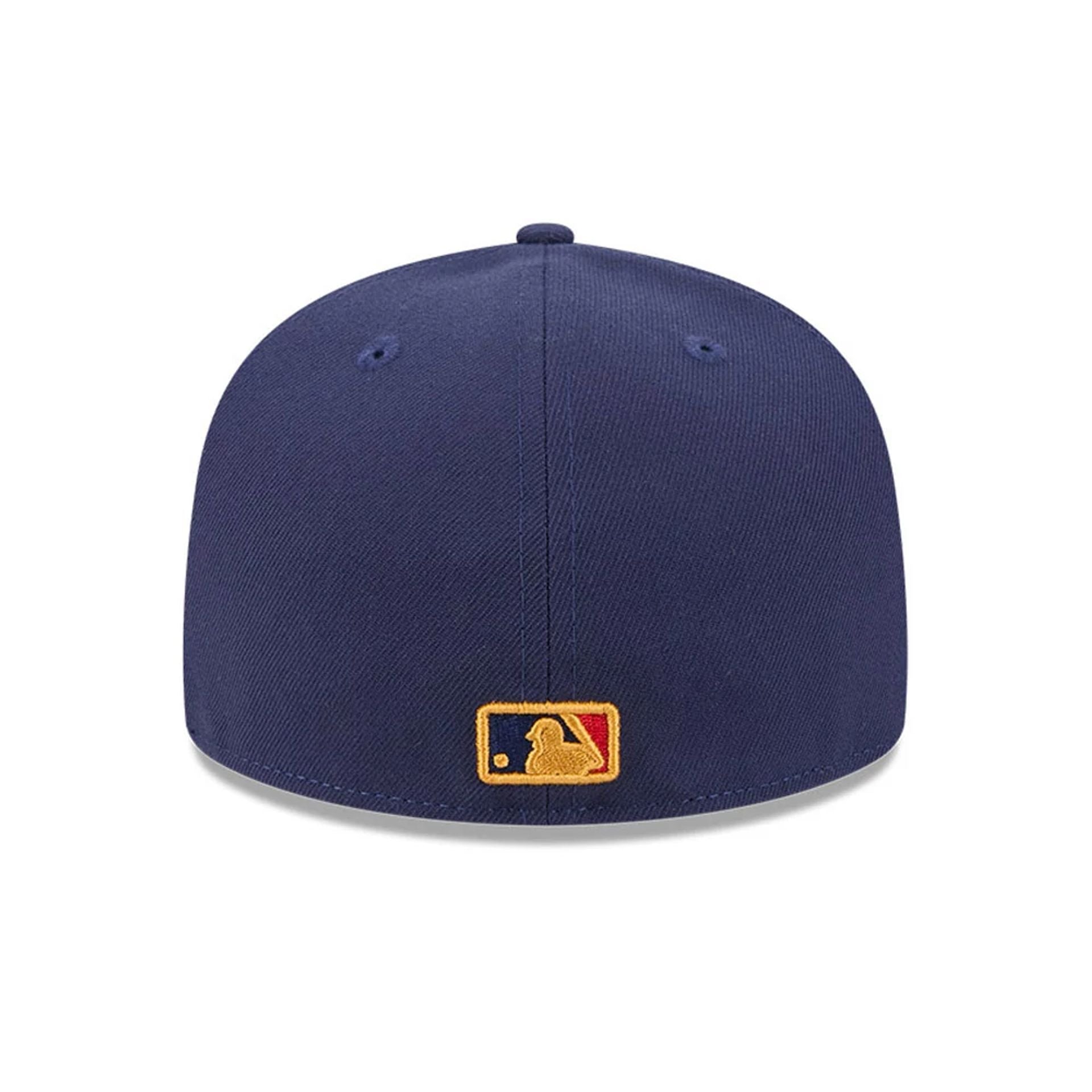 Atlanta Braves MLB Pattern Undervisor Dark Blue 59FIFTY Fitted Cap、mySite、vikingsvslions