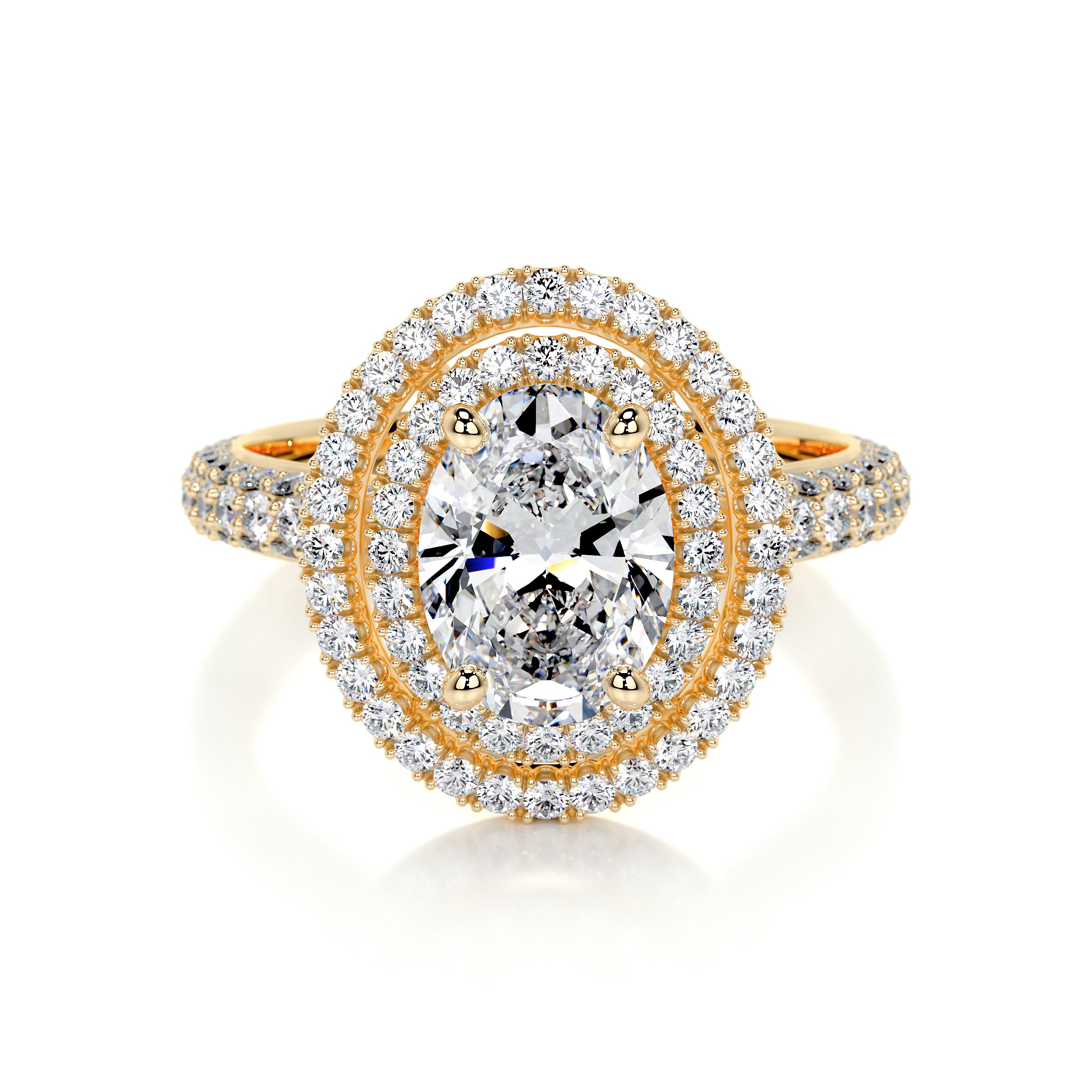 Nora Lab Grown Diamond Ring -18K Yellow Gold、mySite、hinf8tx79