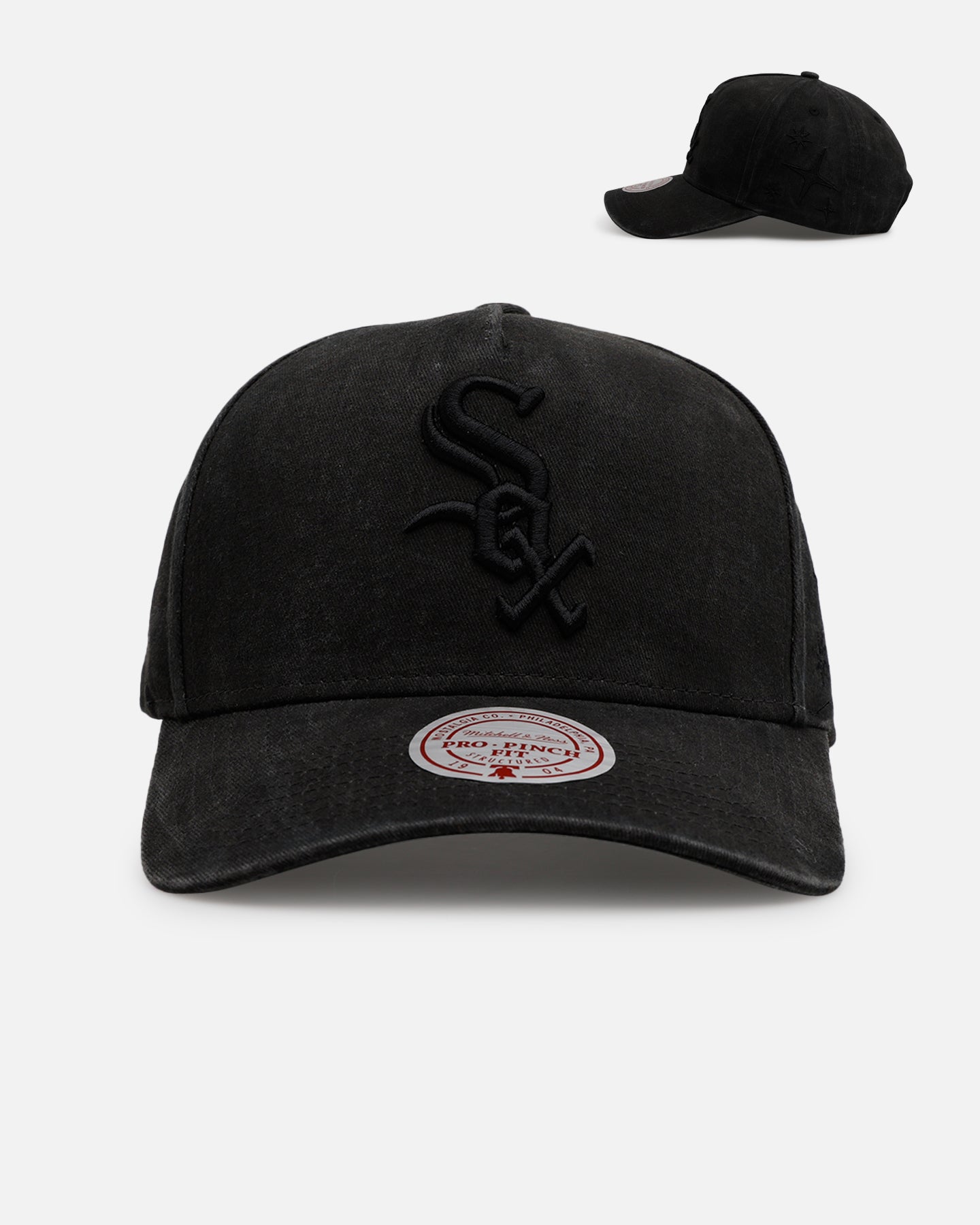 Mitchell & Ness Chicago White Sox 'Starburst' Pro Pinch Snapback Black、mySite、zt4zffjzw