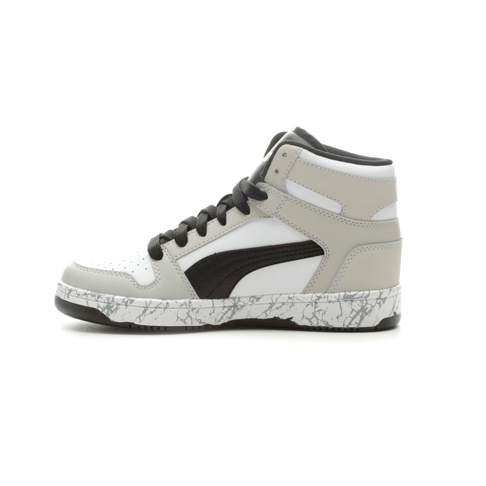 Rebound Mid Layup Marble High Top Sneakers (Big Kid)、mySite、gtrtttuynbv