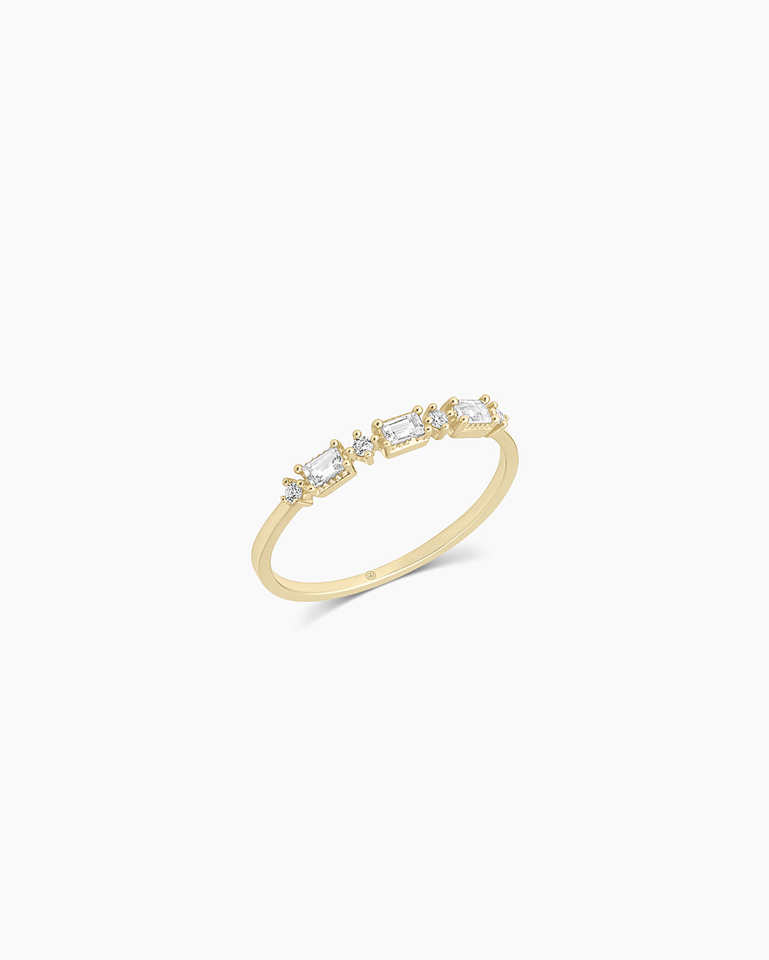 Baguette White Topaz and Diamond Ring、mySite、hinf8tx79