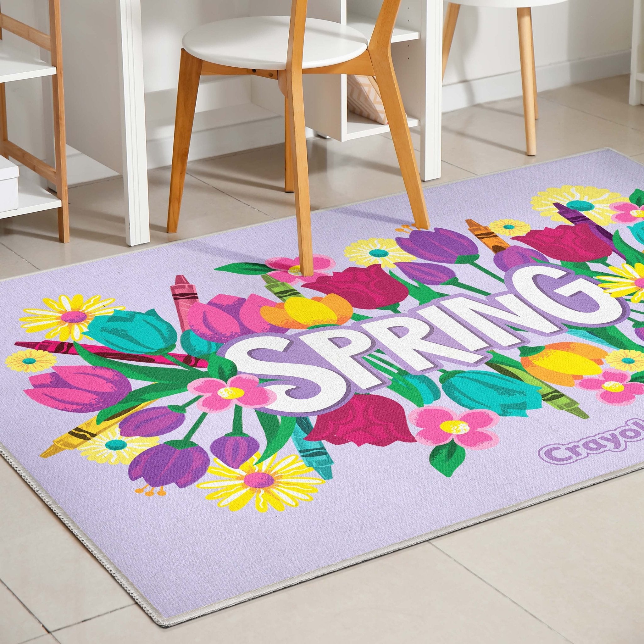 Crayola Spring Lilac Area Rug By Well Woven、mySite、gigharbornorthrealestate