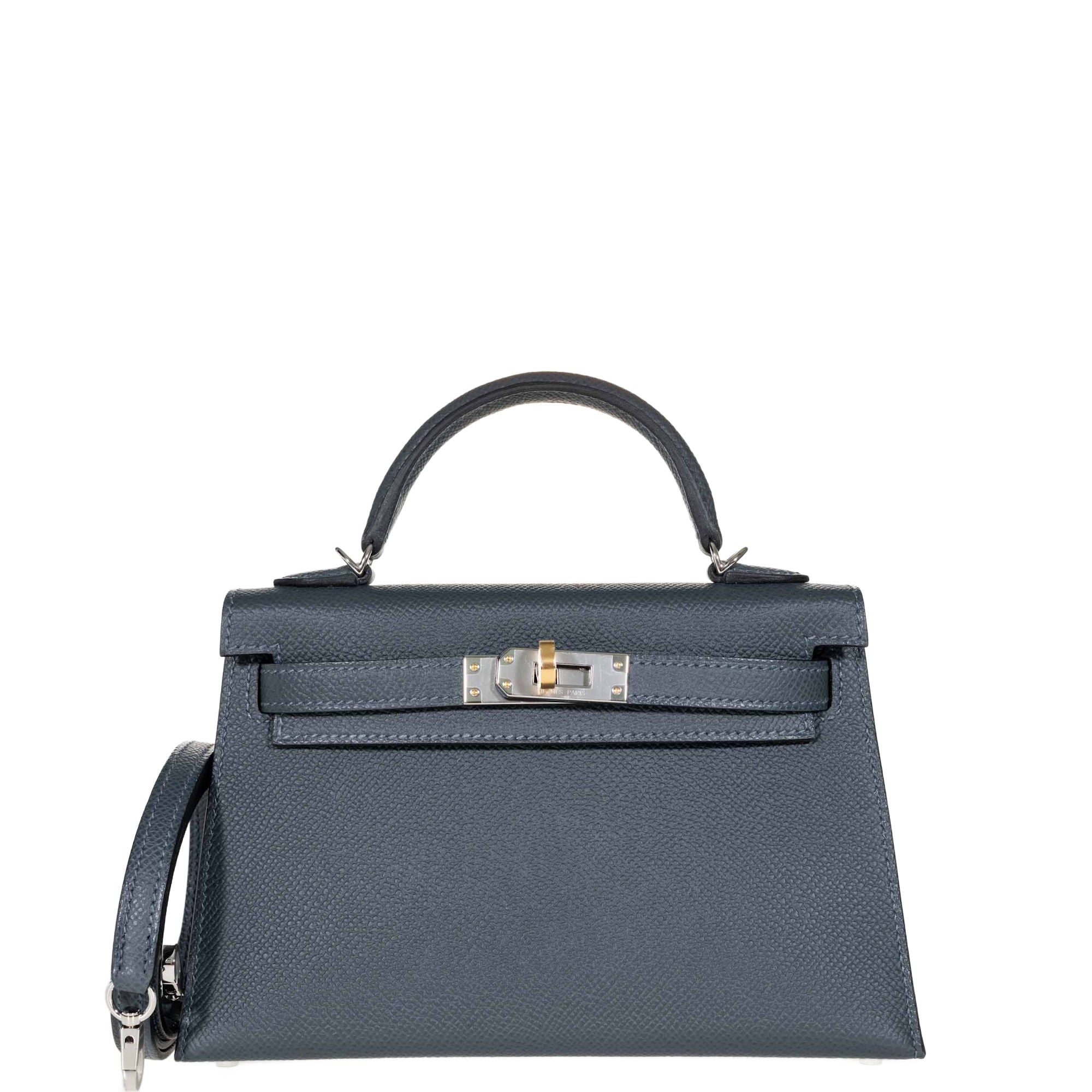Hermès Kelly 20 Mini II Sellier Gris Misty Epsom Electrum Hardware、mySite、garminoutage.com