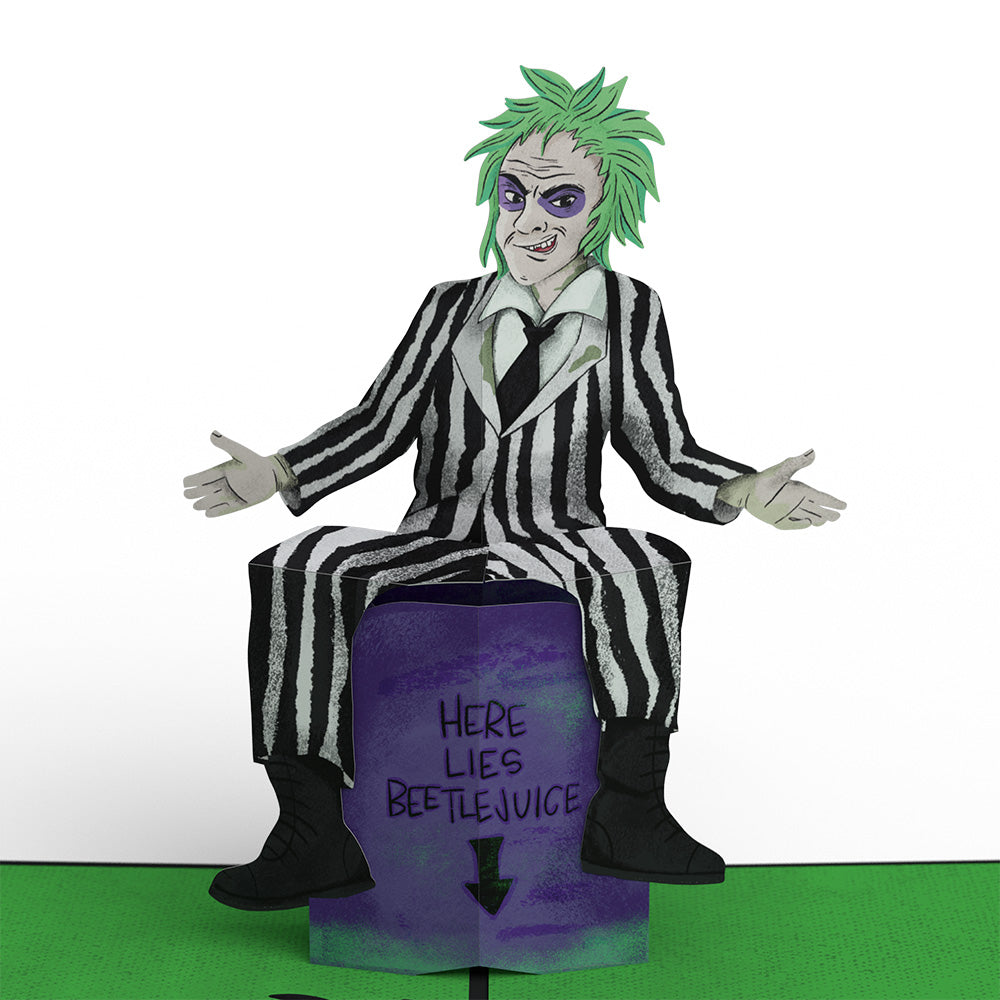 Beetlejuice Birthday Pop-Up Card & Bouquet Bundle、mySite、solidvoid