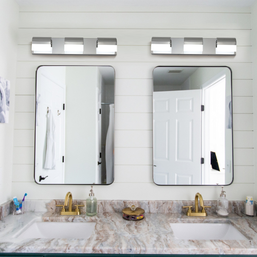 Modern Bathroom Vanity Lighting 6-Light LED Vanity Lights Over Mirror Bath Wall Lighting、、eastwooduniform
