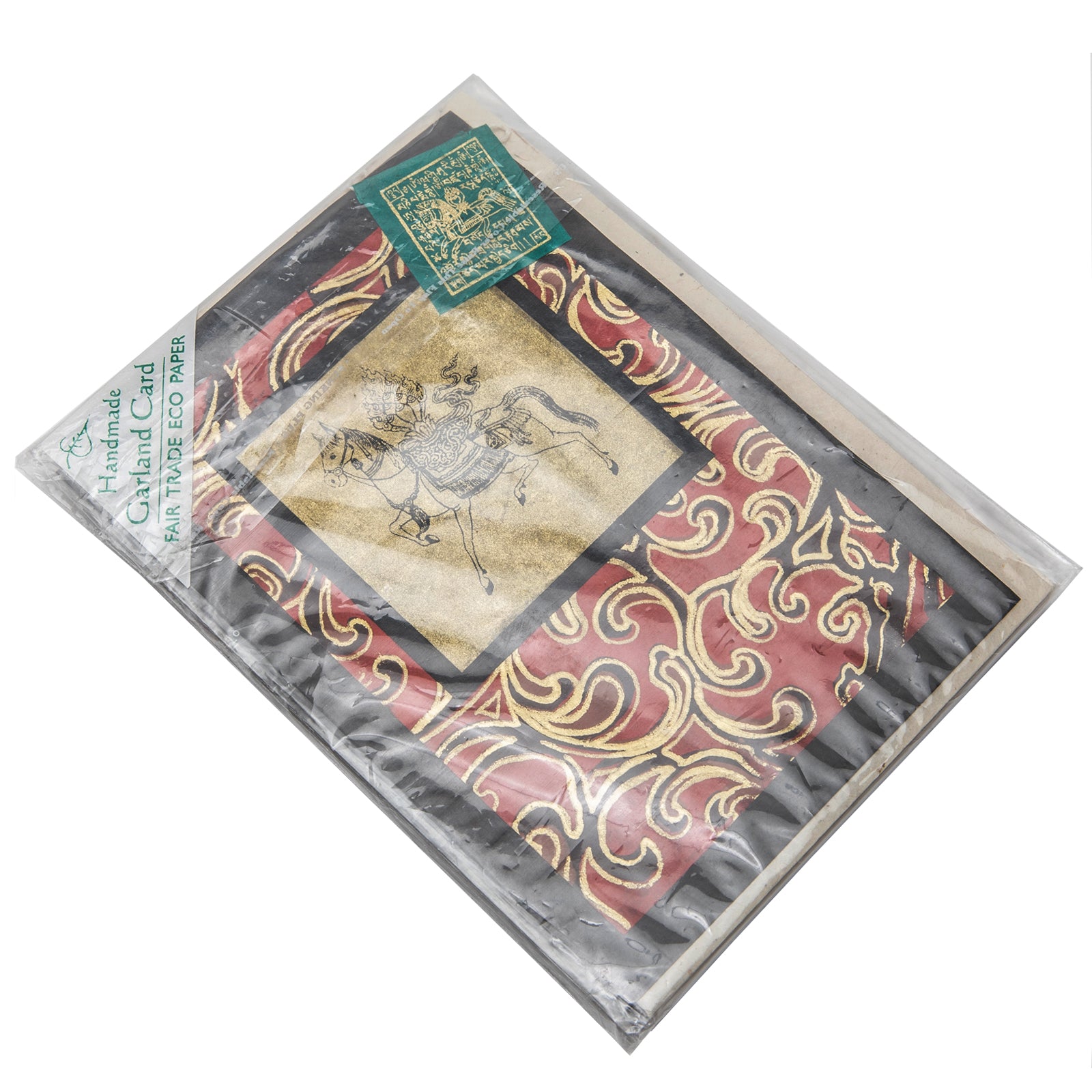 Set of 6 Windhorse Prayer Flag Cards、mySite、topwebapps